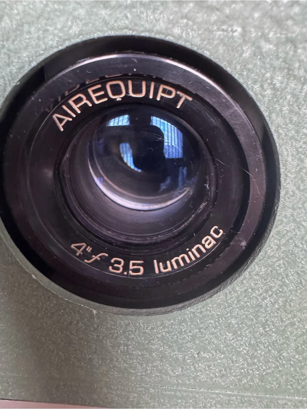 Vintage Airequipt Superba 33A 35mm Slide Projector 4” F3.5 Luminac Tested